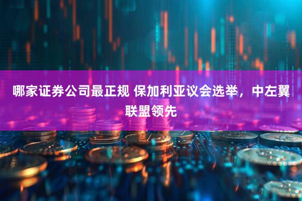 哪家证券公司最正规 保加利亚议会选举，中左翼联盟领先